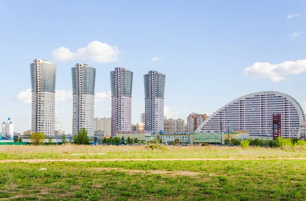 Moskou Rusland Mei 2017 Khodynka Field Voor Wederopbouw Residentiële Complex — Stockfoto