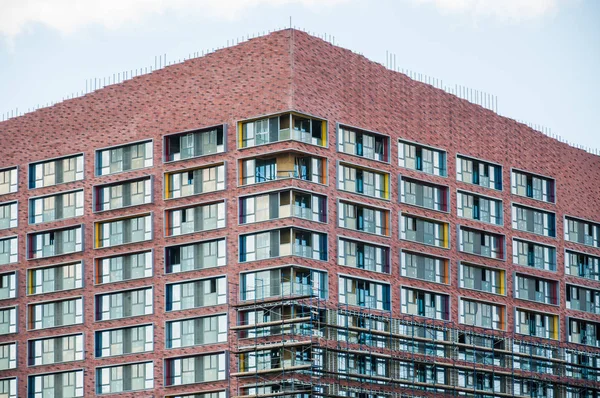 Moskova, Rusya - 18 Mayıs 2017: Konut kompleksi 