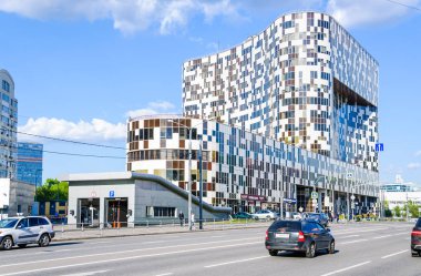 Moskova, Rusya - 18 Mayıs 2017: İş merkezi 