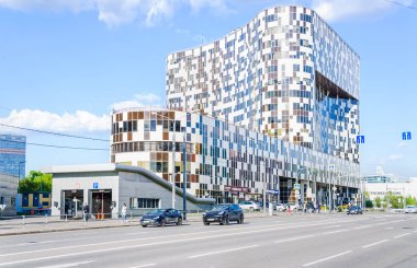 Moskova, Rusya - 18 Mayıs 2017: İş merkezi 