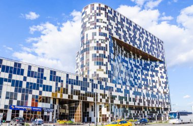 Moskova, Rusya - 18 Mayıs 2017: İş merkezi 