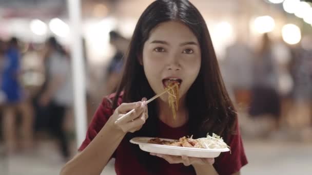 Asian Young Woman Travel Bangkok Thailand Beautiful Female Feeling Happy ⬇ Video by © Tirachard Stock Footage #274030908