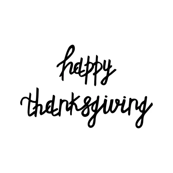 Hand drawn Thanksgiving lettering typography Vector vintage