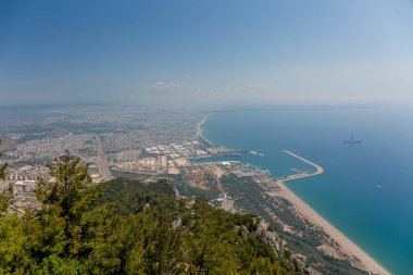 Antalya şehir, Turkey.View gözlem güverte.