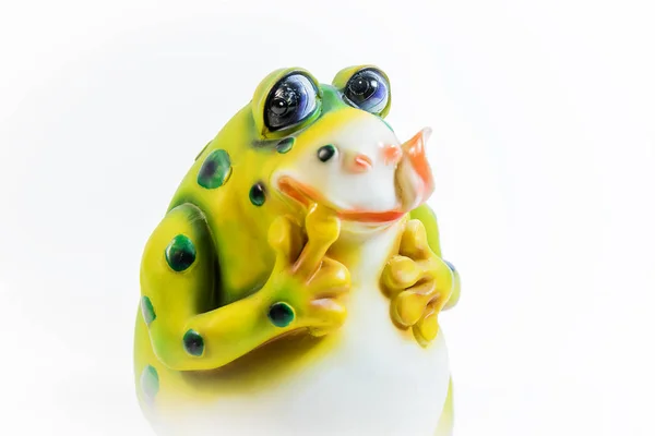 Żaba Rysunek Ozdobny Rysunek Żaby — Zdjęcie stockowe