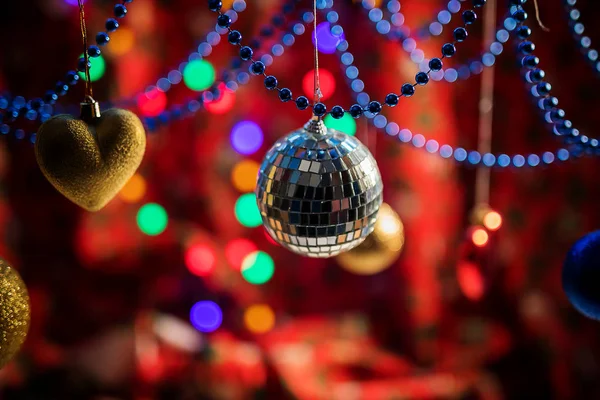 Juguetes Para Nuevo Año Juguete Navidad Juguete Navidad Juguetes Árbol — Foto de Stock