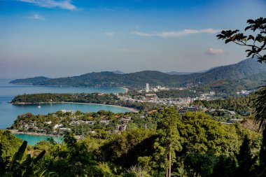 Phuket, Tayland, Thailand, güzel manzaralarına. Gözlem güverteden görüntülemek.