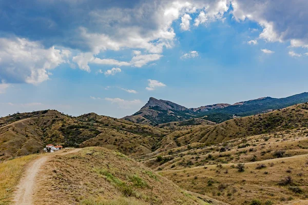 Vedute Bellezza Della Natura Del Crimea Paesaggi Del Crimea Koktebel — Foto Stock