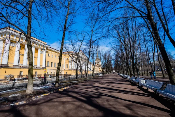 Ciudad San Petersburgo Rusia Marzo 2019 Arquitectura Ciudad Soleado Día — Foto de Stock