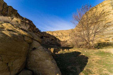Mağara şehri Uplistsihe. Gürcistan 'daki ilk şehirlerden biri.