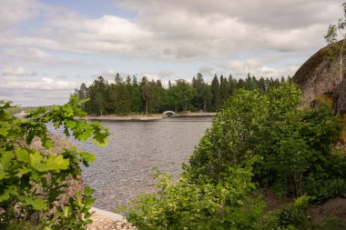Muhteşem bir manzara. Karelia 'nın Doğası.
