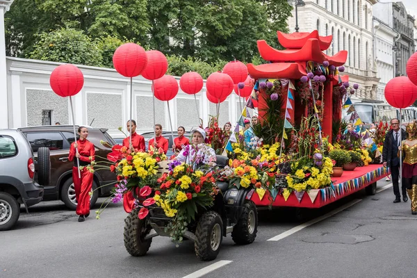 2020 Ano São Petersburgo Rússia Festival Anual Flores Estamos Preparando — Fotografia de Stock