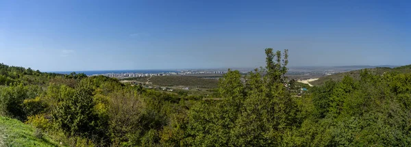 Panorama Con Vista Las Afueras Ciudad Anapa Vista Desde Plataforma —  Fotos de Stock