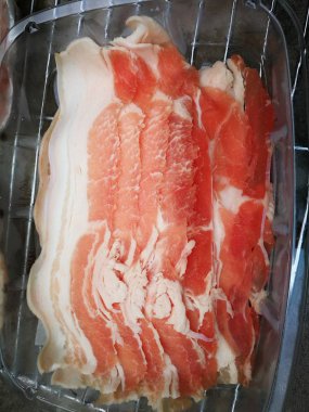 Barbekü ızgara için taze yemek