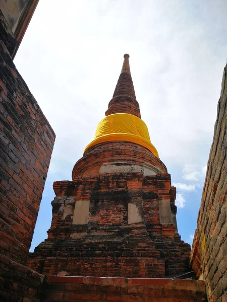 Vackra Thailand Tempel Pagoder Och Buddha Stadgan Gamla Historiska Thailand — Stockfoto