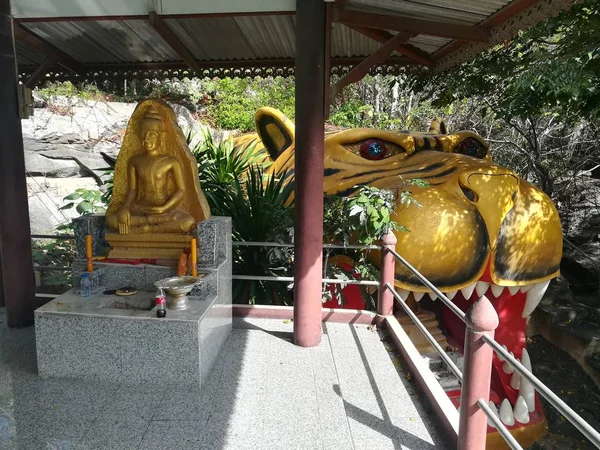 Worship Buddhist Pavilion Statue Temple Thailand Historical Attractions — Stock Photo, Image