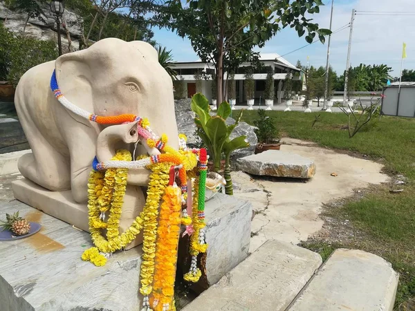 Worship Buddhist pavilion statue at Temple in Thailand And historical attractions