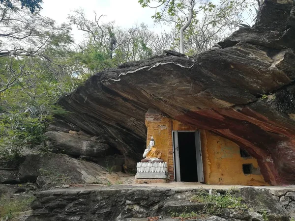 Uctívání Buddhistický Pavilon Socha Chrámu Thajsku Historické Zajímavosti — Stock fotografie