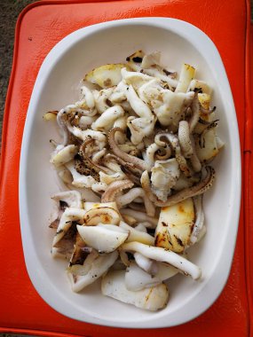 deniz ürünleri Barbekü Beach Tayland