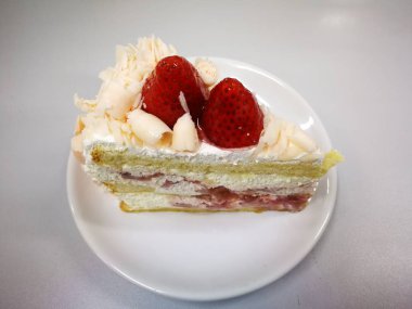 çilek fare vanila pasta tatlı tatlı ev yapımı kek