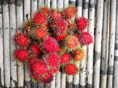 rambutans Tayland meyve ünlü