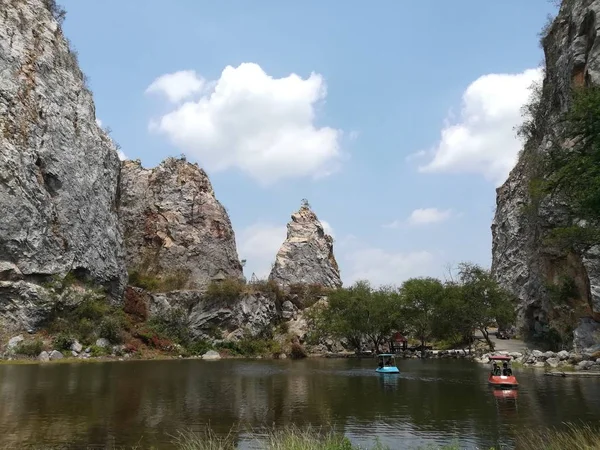 Punto Vista Paisaje Vida Estilo Tailandia Top Turismo Atracciones Históricas —  Fotos de Stock