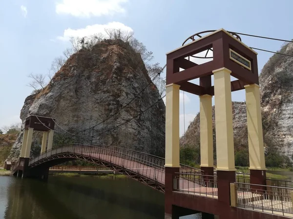 Vyhlídka Krajina Život Styl Thajsku Top Turistické Historických Atrakcí Parku — Stock fotografie