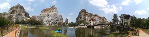 Oogpunt Landschap Leven Stijl Thailand Top Toeristische Historische Bezienswaardigheden Park — Stockfoto