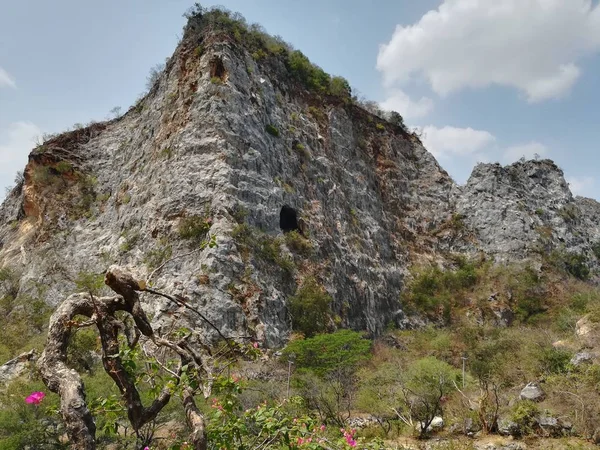 Vyhlídka Krajina Život Styl Thajsku Top Turistické Historických Atrakcí Parku — Stock fotografie