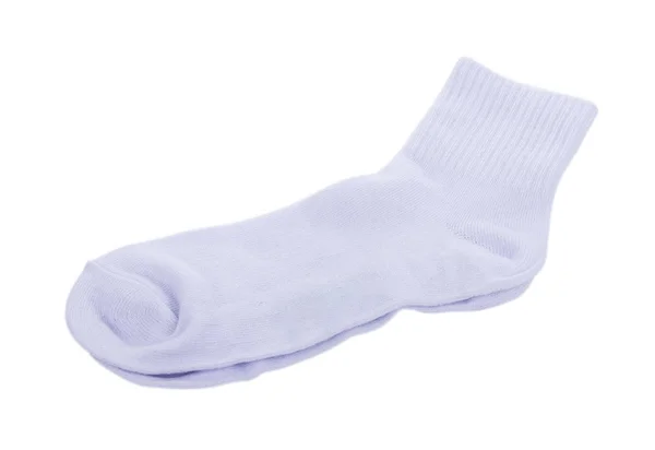 Κάλτσα Που Απομονώνονται Λευκό Φόντο — Φωτογραφία Αρχείου