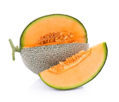 kavun beyaz arkaplanda izole