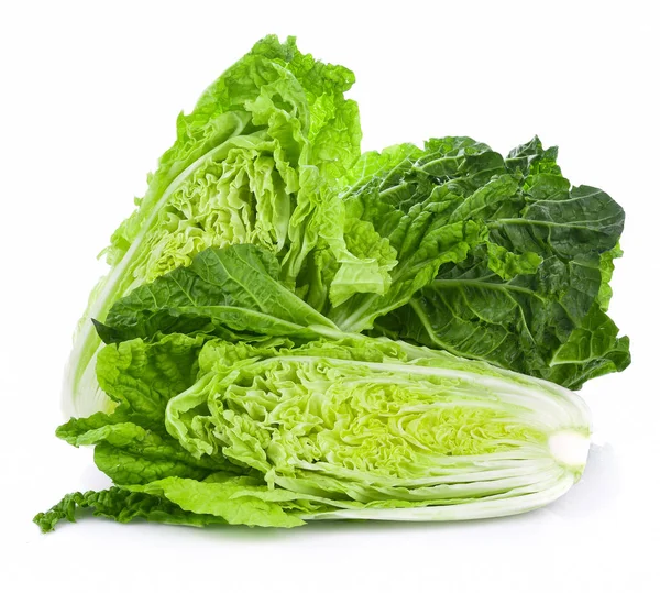 Fresh chinese cabbage on a white background — Stock Photo, Image