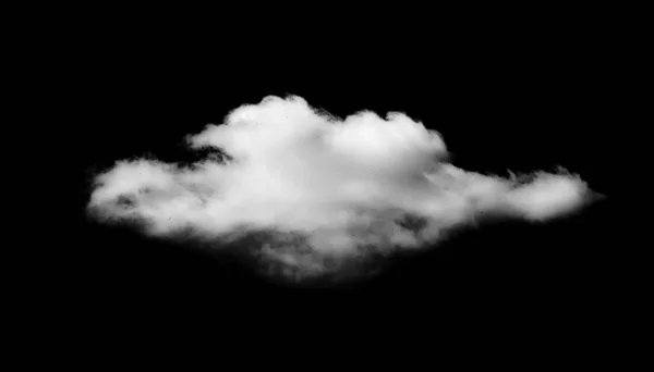 黑色背景的云彩 — 图库照片