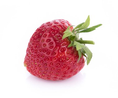 Beyaz arka plan üzerinde izole tatlı çilek