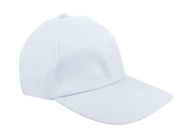 Fehér kalapot elszigetelt fehér background — Stock Fotó