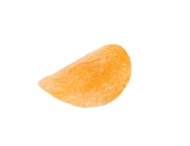 Patates cipsi beyaz arkaplanda izole