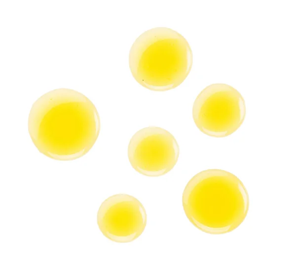 Sweet honey drop isolated on white background — Stock Photo, Image