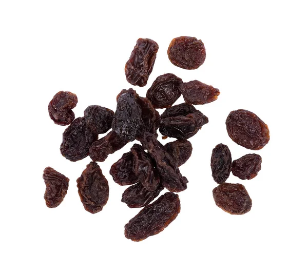 Dried raisins on white background — Stock Photo, Image