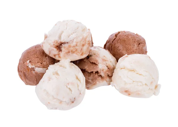 Escovas de sorvete no fundo branco — Fotografia de Stock