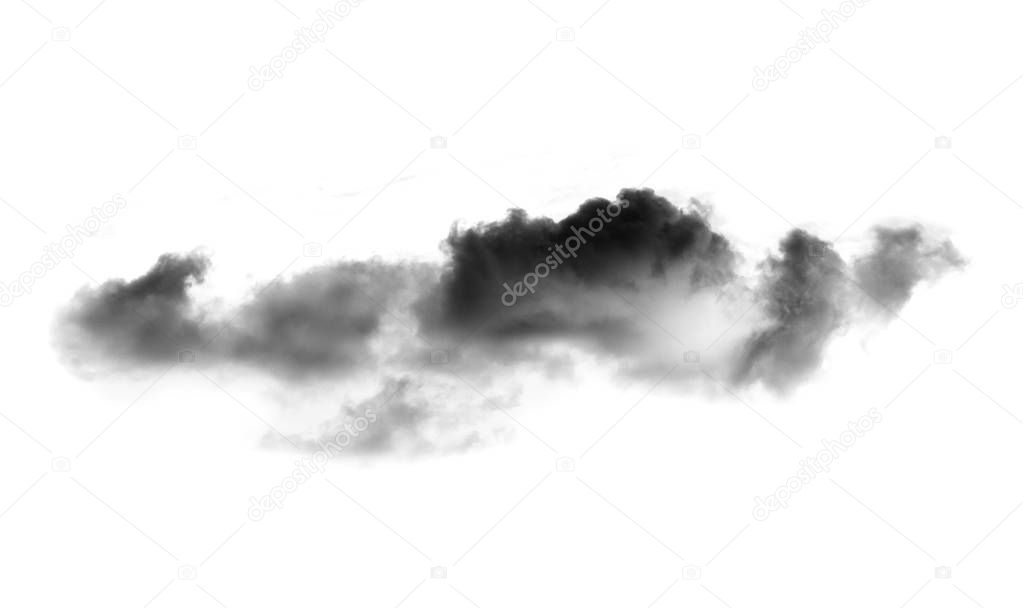 Clouds on white background. Clouds icon