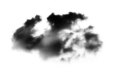 Beyaz arka plandaki bulutlar. gökyüzü arka plan