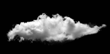 Siyah arka plan daki bulutlar. Bulutlar simgesi