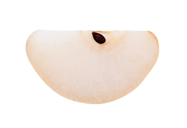 Closeup pear on white background — Stock Photo, Image