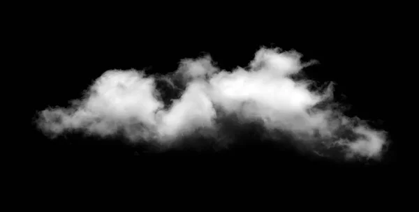 Clouds on black background — Stock Photo, Image