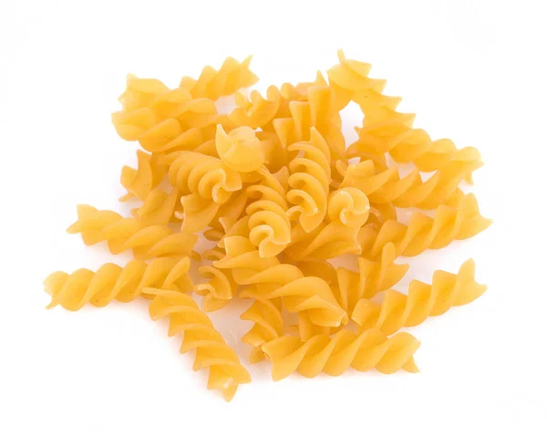 Pasta isolata su fondo bianco — Foto Stock