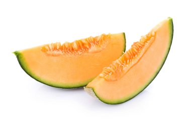 kavun beyaz arkaplanda izole