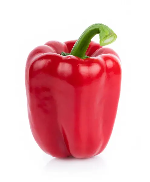 Red Pepper White Background — Stock Photo, Image