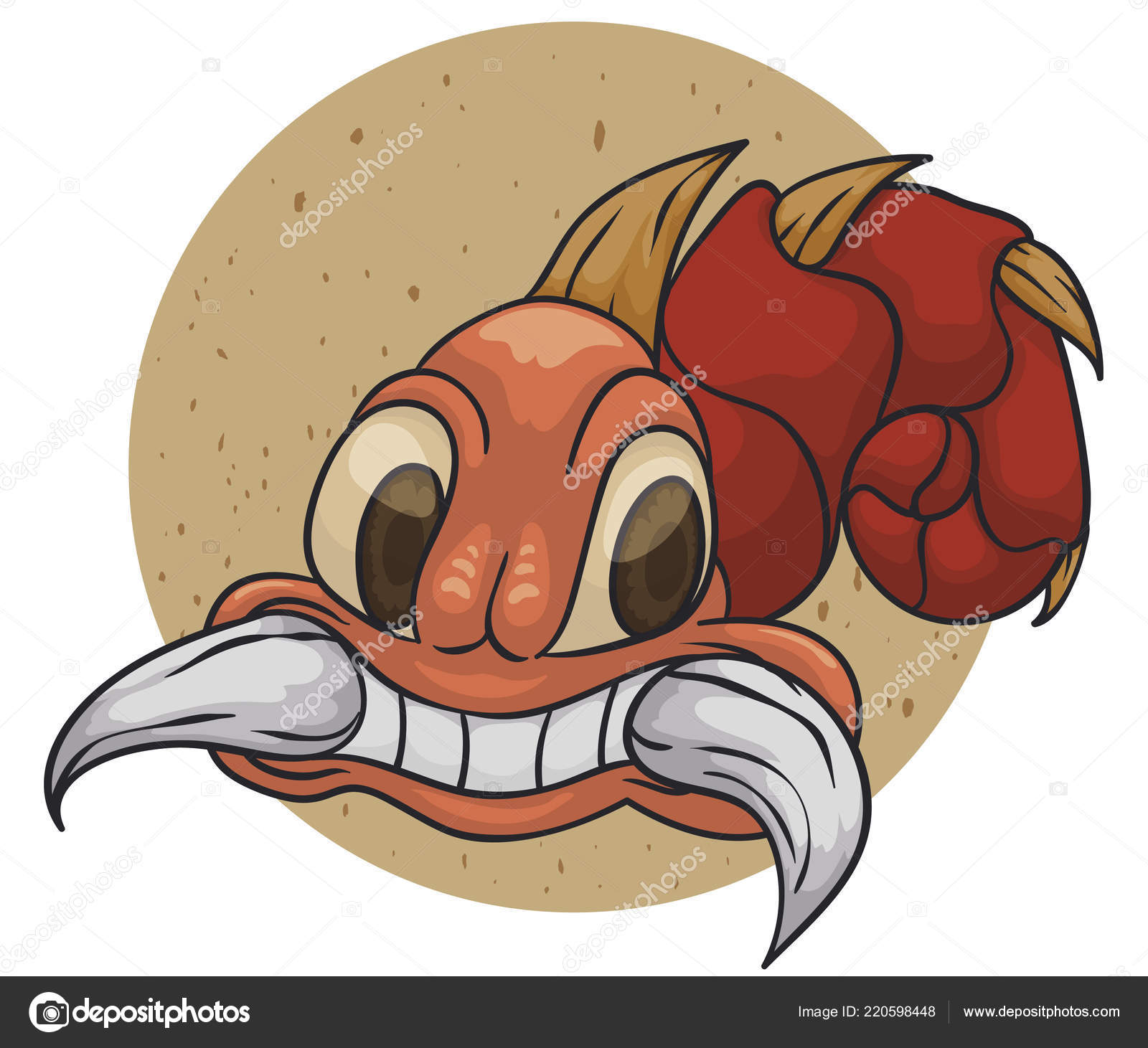 Happy Sand Worm Mutant Smiling Giant Tusks Spikes Its Long Stock Vector C Penwin Happy Sand Worm Mutant Smiling Giant Tusks Spikes Its Long Stock Vector C Penwin