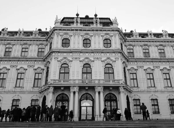 Viena Áustria Dezembro 2017 Palácio Belvedere Superior Viena — Fotografia de Stock