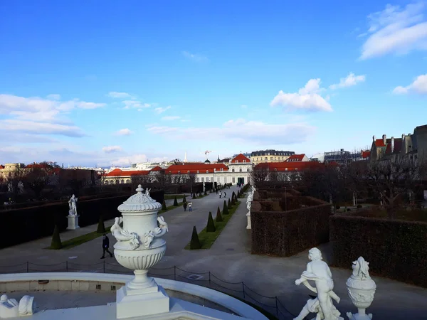 Wien Österrike December 2017 Lägre Belvedere Palace Wien — Stockfoto